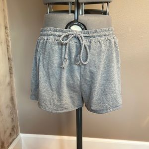 Thea comfy grey shorts with a drawstring from Shein!